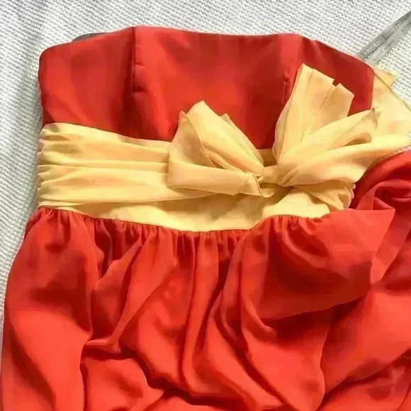 Alfred Angelo Strapless Bridesmaid Gown Size 14 - Picture 11 of 11